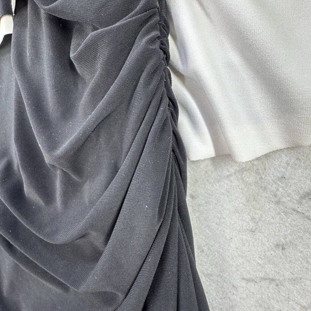 Lauren Ralph Lauren Jersey‎ Cape Dress Women's Size 14 Elegant Classy Career - Picture 9 of 13